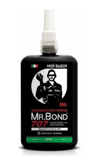 Mr.Bond 707 Клей-герметик анаэробный, демонтаж с нагревом, 250г.