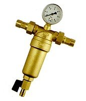 Полное наименование: Фильтр промывной TIM с манометром металлический корпус 3/4