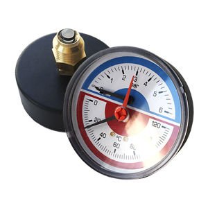 Полное наименование: Термоманометр TIM аксиальный 6 бар 80мм
Артикул: Y-80T-6bar