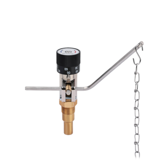 Регулятор тяги для твердотопливного котла