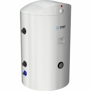 Картинка с сайта (Бойлер косвенного нагрева напольный STOUT 150 литров), УТ-00020445