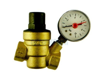 Полное наименование: Редуктор давления с манометром  TIM 1/2