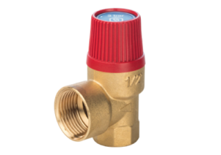 Картинка с сайта (Предохранительный клапан Stout, красный колпачок, 3бар, 1 2  г-г), УТ-00021455