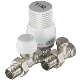 Полное наименование: Термостатический комплект для радиатора прямой 3/4