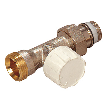 Термостатический вентиль, пред. рег., 1/2" прямой евроконус 3/4", Simplex