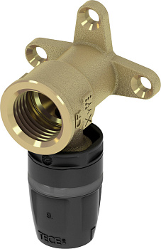 TECE Уголок с настенным креплением 16 мм х 1/2", латунь TECE Уголок с настенным креплением 16 мм х 1/2", латунь