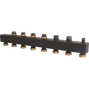 ROMMER Стальной распределительный коллектор 4(6) отопительных контура