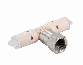 Comap Тройник с внутренней резьбой 16x2-F1/2-16x2 PUSH Comap Тройник с внутренней резьбой 16x2-F1/2-16x2 PUSH