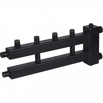 ROMMER Коллектор (дублер рядный) с гидроразделителем на 2+1 контура ROMMER Коллектор (дублер рядный) с гидроразделителем на 2+1 контура