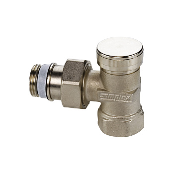 Вентиль нижний тип IG/M угловой, 1/2"x1/2",  слив и заполнение, Simplex
