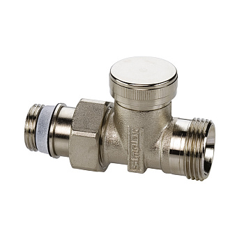 Вентиль нижний тип AG/M прямой, 1/2", слив и заполнение, евроконус 3/4", Simplex