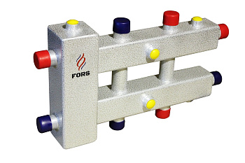 Гидравлический разделитель модульного типа на три контура ГРМ-3-100 Гидравлический разделитель модульного типа на три контура ГРМ-3-100