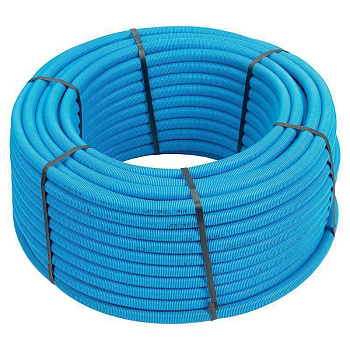 HENCO Металлопластиковая труба RIXc в синей гофре, 16х2, бухта 50 метров