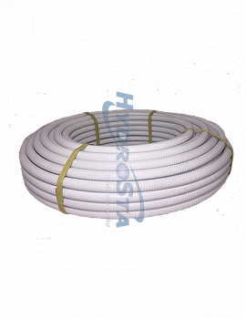 Труба гофрированная отож. нерж. сталь с п/э покрытием HydroSta 25 мм. TR-25А FLEXY бел.
