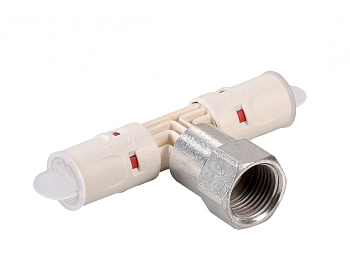 Comap Тройник с внутренней резьбой 20x2-F1/2-20x2 PUSH Comap Тройник с внутренней резьбой 20x2-F1/2-20x2 PUSH