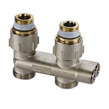 Узел нижн. подключения перекрестный D1/50, прямой, 1/2x3/4", Simplex