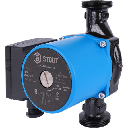 Полное наименование: Насос циркуляционный Stout 25/40-180
Артикул: SPC-0001-2540180