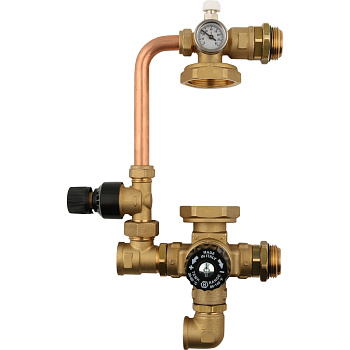 Насосно-смесительный узел для теплого пола STOUT SDG-0120-002000, c байпасом, без насоса