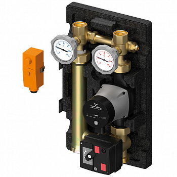 Насосная группа Meibes 1" MK электронный термостат 0-95 С подающей линии, с насосом Wilo PARA SC 7.0