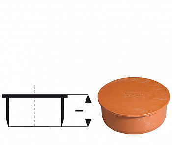 Заглушка 110 для наружной канализации Ostendorf (20)