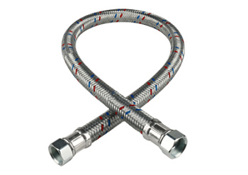 Гибкая подводка для воды STOUT ВР 1 х ВР 1,  длина 1000 мм