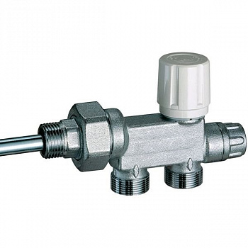 Узел инжекторный TIM для нижнего подключения радиаторов 3/4", однотрубной системы (1/25)