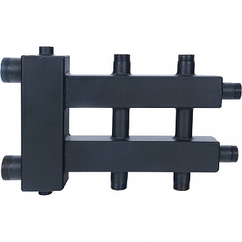 ROMMER Коллектор (дублер компакт) с гидроразделителем на 1+1+1 контура ROMMER Коллектор (дублер компакт) с гидроразделителем на 1+1+1 контура