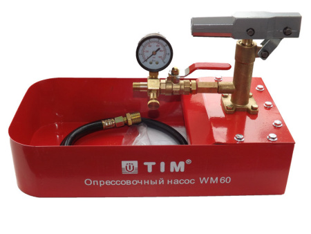 Полное наименование: Ручной опрессовочный насос TiM WM-60, 7л.
Артикул: WM-60