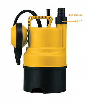 Насос дренажный AquaTim 400Вт, AM-WPC400-03GT (патрубок сверху) Насос дренажный AquaTim 400Вт, AM-WPC400-03GT (патрубок сверху)