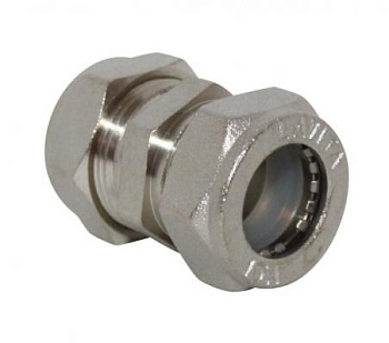 Муфта соединительная (никелированная) 20*20 (10/50)