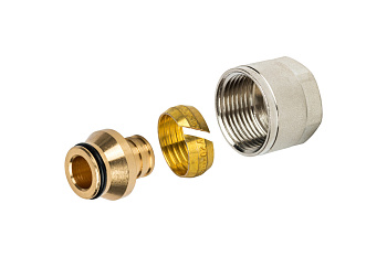 SFC-0020-002028 STOUT Фитинг компрессионный для труб PEX 20х2,8х3/4 (10/100)